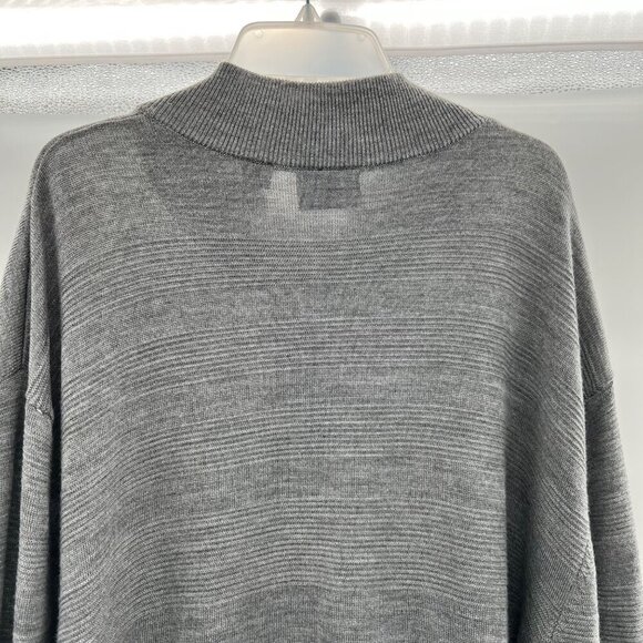 Cutter & Buck Men's 1/4 Zip Pullover Sweater Gray Long Sleeve Size 2XL Tall - Picture 6 of 9